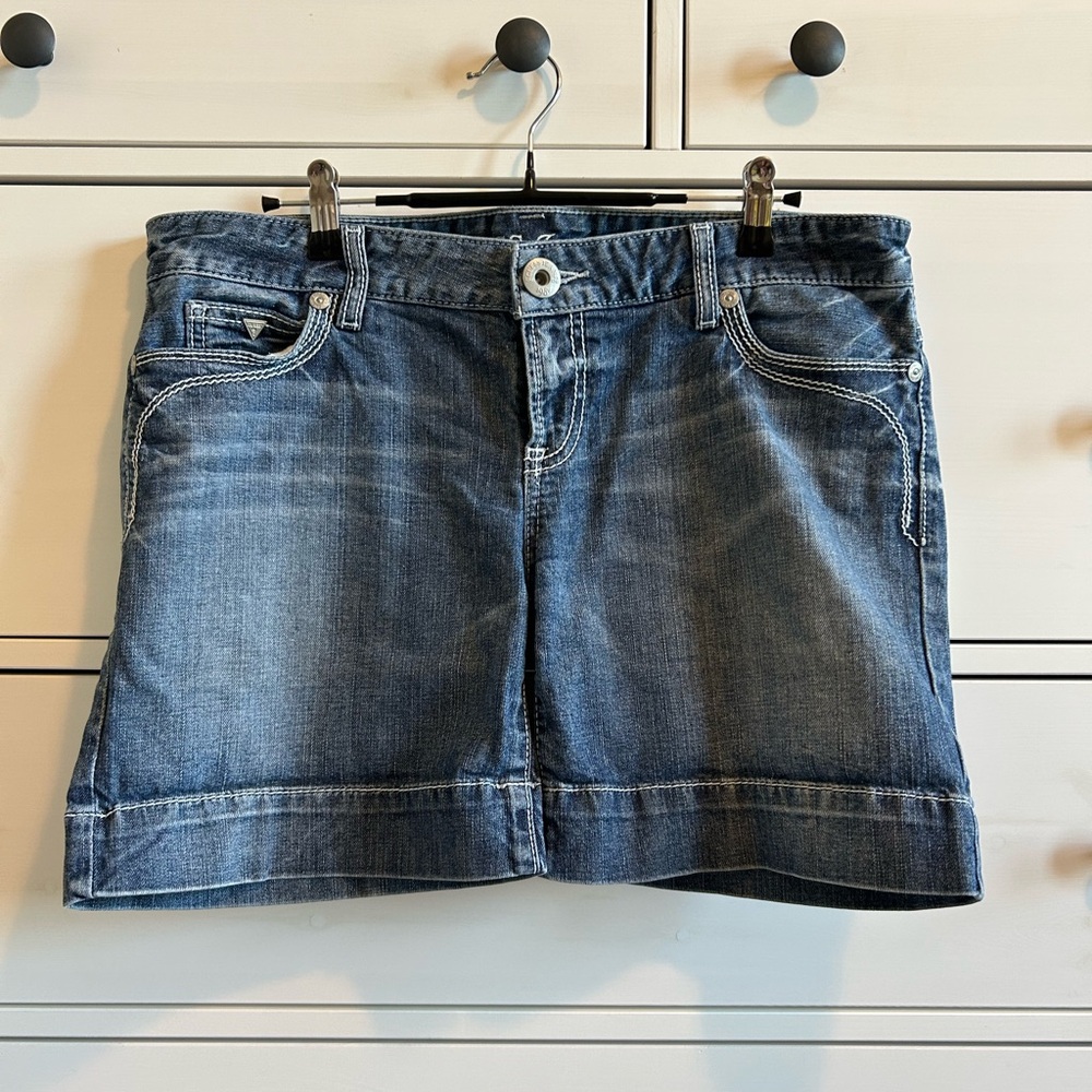 Guess Blue Jean Shorts Classic Style
